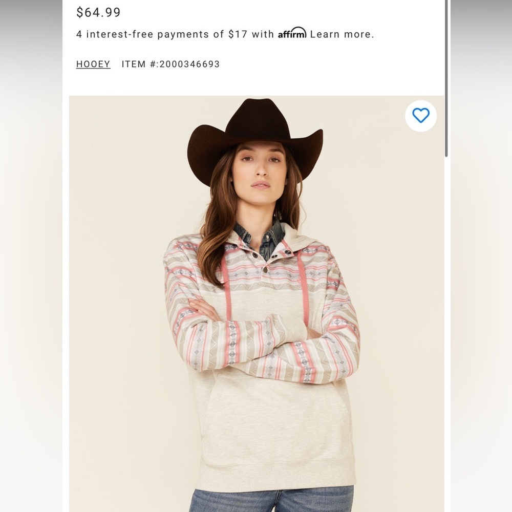 Women’s Hooey hoodie sweatshirt